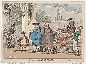 Englishman at Paris by Henry William Bunbury|Thomas Rowlandson