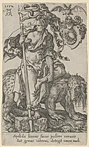Envy, from The Vices by Heinrich Aldegrever
