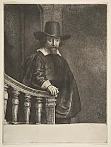 Ephraim Bonus, Jewish Physician by Rembrandt (Rembrandt van Rijn)