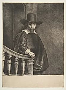 Ephraim Bueno, Jewish Physician by Rembrandt (Rembrandt van Rijn)