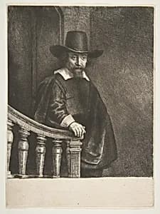 Ephraim Bueno, Jewish Physician by Rembrandt (Rembrandt van Rijn)