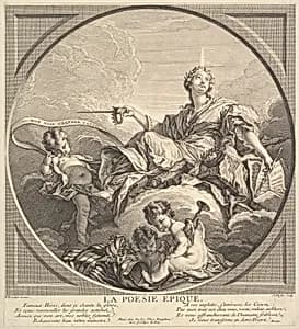 Epic Poetry by François Boucher|Claude Augustin Duflos le Jeune