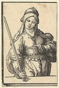 European Sibyl, from the series of Sibyls by Lucas van Leyden