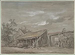 Farmyard by Nicolas Bernard Lépicié|Jean-Baptiste-Denis Lempereur
