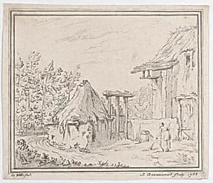 Farmyard by Blondel Dazaincourt