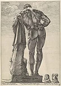 Farnese Hercules by Hendrick Goltzius