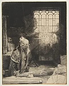 Faust by Rembrandt (Rembrandt van Rijn)