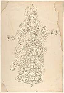 Female Actor in Ballet Costume