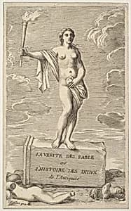 Feminine Figure by Claude Mellan