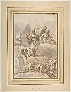 Figure Studies by Sebastiano Ricci