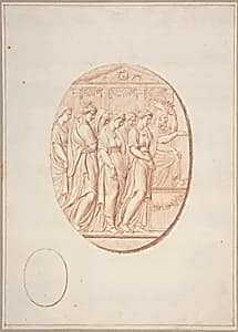 Figures before an Altar
