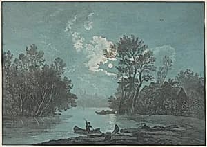 Fishermen by Moonlight by Joseph Vernet