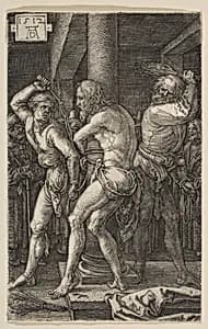 Flagellation of Christ, from "The Passion" by Albrecht Dürer
