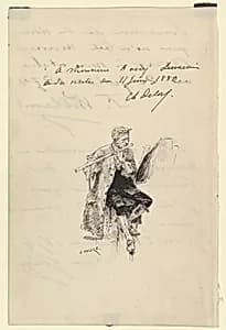 Flutist by Samuel Putnam Avery Sr.|Charles-Edouard Delort