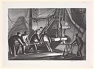 Forging Axles by Elizabeth Olds|WPA