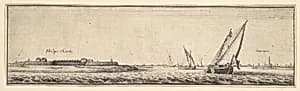 Fort of St. Philip on the Shantz by Wenceslaus Hollar