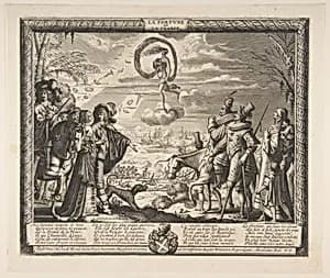 Fortune Favoring France by Abraham Bosse|Roland Leblond le Jeune|Michiel Le Blon