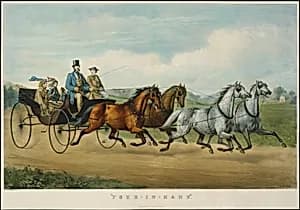 "Four-in-Hand" by Currier & Ives