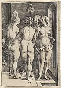 Four Naked Women by Albrecht Dürer