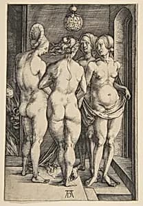 Four Naked Women by Albrecht Dürer