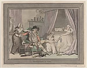Four O'Clock in Town by S. W. Fores|Thomas Rowlandson