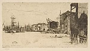 Free Trade Wharf by James McNeill Whistler