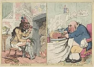 French Liberty – British Slavery by Hannah Humphrey|James Gillray
