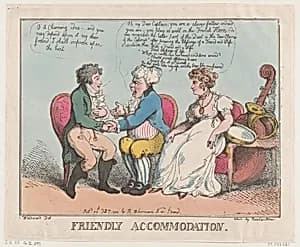 Friendly Accommodation by George Murgatroyd Woodward|Rudolph Ackermann, London|Thomas Rowlandson