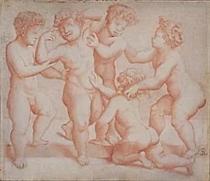 Frieze of Five Putti