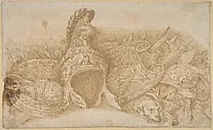 Frieze of Trophies by Polidoro da Caravaggio