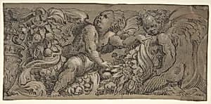 Frieze with Putti by Anonymous, Italian, 19th century