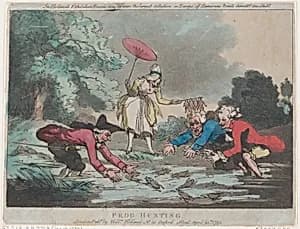 Frog Hunting by William Holland|Thomas Rowlandson