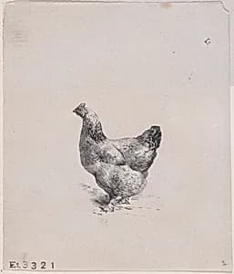 From The Henhouse by Charles Jacque|Jacques-Adrien Lavieille