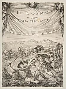 Frontispiece for Il Cosmo by Stefano della Bella|Giovanni Carlo Coppola