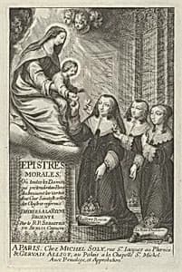 Frontispiece from Epistre Morales [...] by Grégoire Huret|Michel Soly|Gervais Alliot