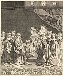 Frontispiece: Les Ordonnances royaux by Claude Mellan|Pierre Rocolet, Paris|Louis XIV, King of France