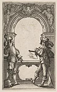 Frontispiece to "Les Gardes Françaises" by Abraham Bosse