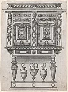 Furniture Design by Jacques Androuet Du Cerceau