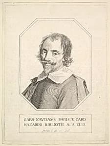 Gabriel Naudé by Claude Mellan|Gabriel Naudé