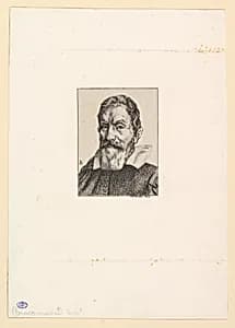 Galilée by Félix Bracquemond|Auguste Delâtre|Galileo Galilei|Auguste Poulet-Malassis|Ottavio Leoni (Il Padovano)