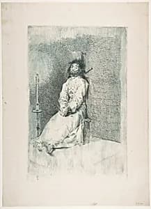 Garroted Man by Goya (Francisco de Goya y Lucientes)