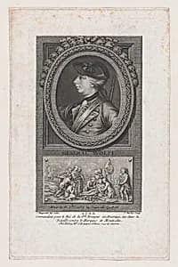 General Wolff by J. S. C. Schaak|Benjamin West|Jacques Barbié|James Wolfe