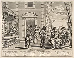 Giving Drink to the Thirsty by Abraham Bosse|Jean I Leblond