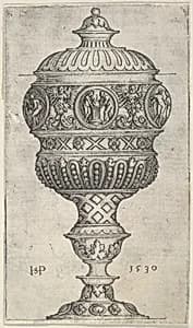 Goblet with Round Medallions by Sebald Beham