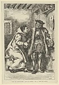 Goetz and Friar Martin by Eugène Delacroix|Andrew, Best, Leloir, Hotelin et Régnier