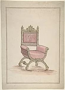 Gothic Style Chair by Anonymous, British, 19th century