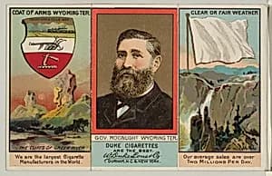 Governor Moonlight, Wyoming Territory, from "Governors, Arms, Etc." series (N133-2), issued by Duke Sons & Co. by W. Duke, Sons & Co.