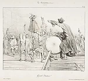 Grands Sauteurs!, from "La Caricature" by Alexandre-Gabriel Decamps
