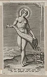 Gratia Dei, from "Proposopographia" by Philips Galle