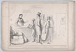 Portrait of Alfred Ducôte|John Doyle|Sir James Emerson Tennent, 1st Baronet|Rt. Hon. John Arthur Roebuck|Joseph Hume|Daniel O'Connell|Sir John Bowring|Thomas McLean|Sir James Robert George Graham
